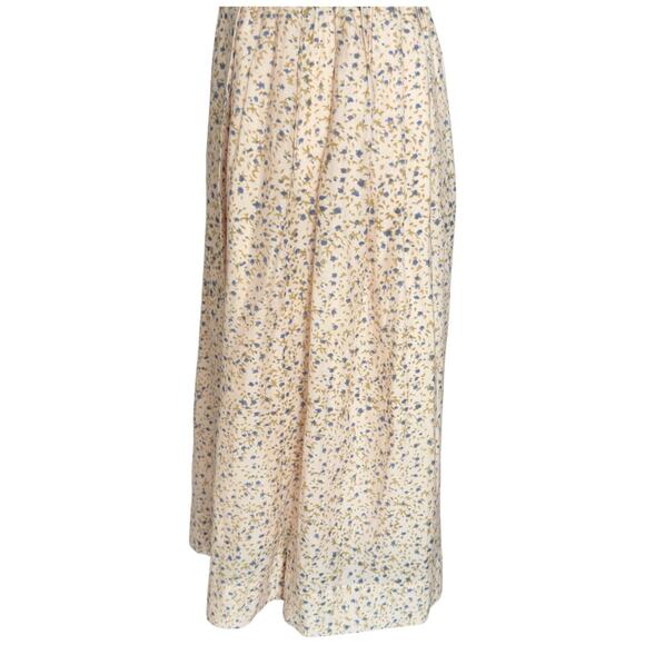 Mirth Krabi Crossover Cotton Silk Blend Dress in Champagne Size XS - Picture 8 of 16